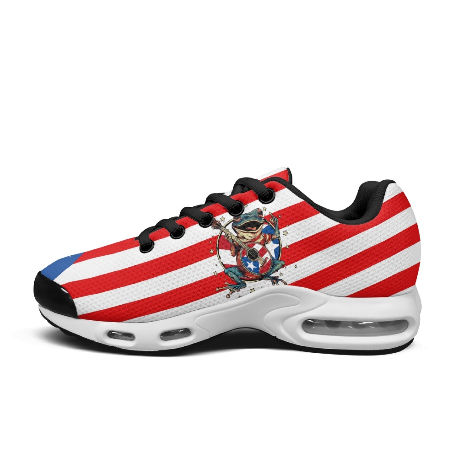 PENSTROLL Red White Blue Star  - Air Cushion Jogger Shoes Men 评论和价格