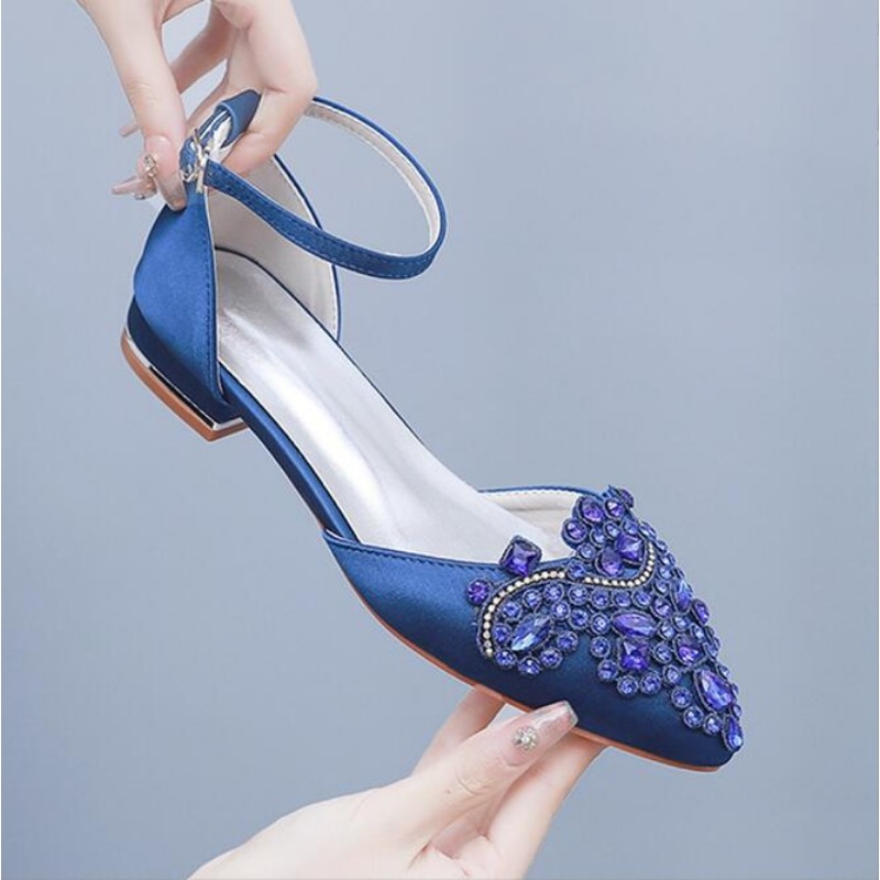 2cm Flat Heel Pointed Hollow S - Sandals 评论和价格